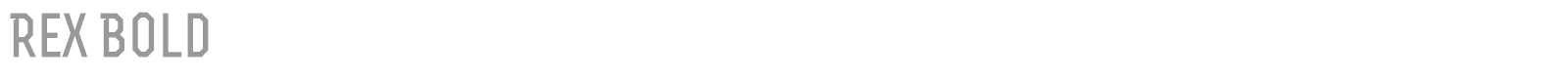 Rex Bold font preview